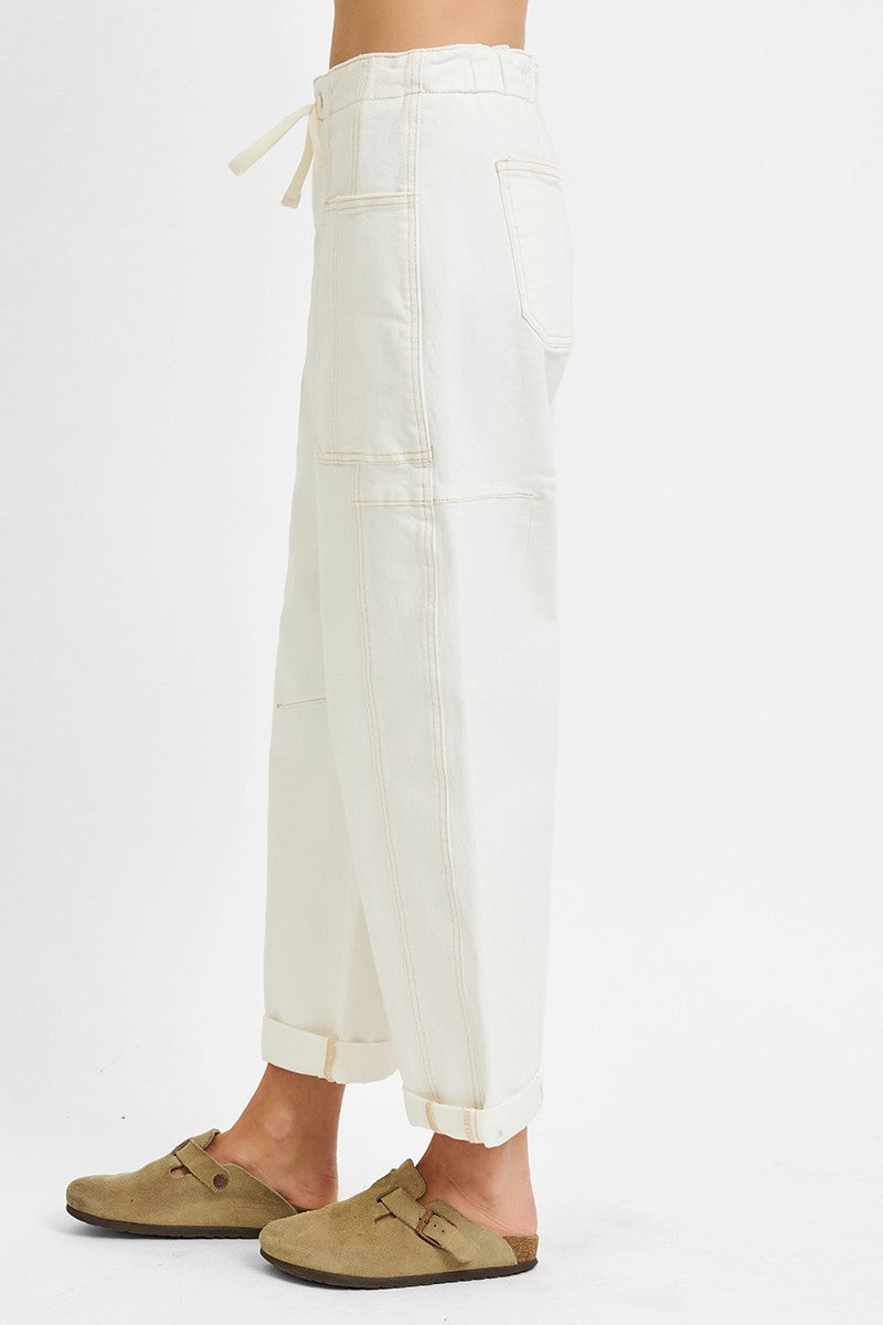 Barrel Leg Cargo Pants
