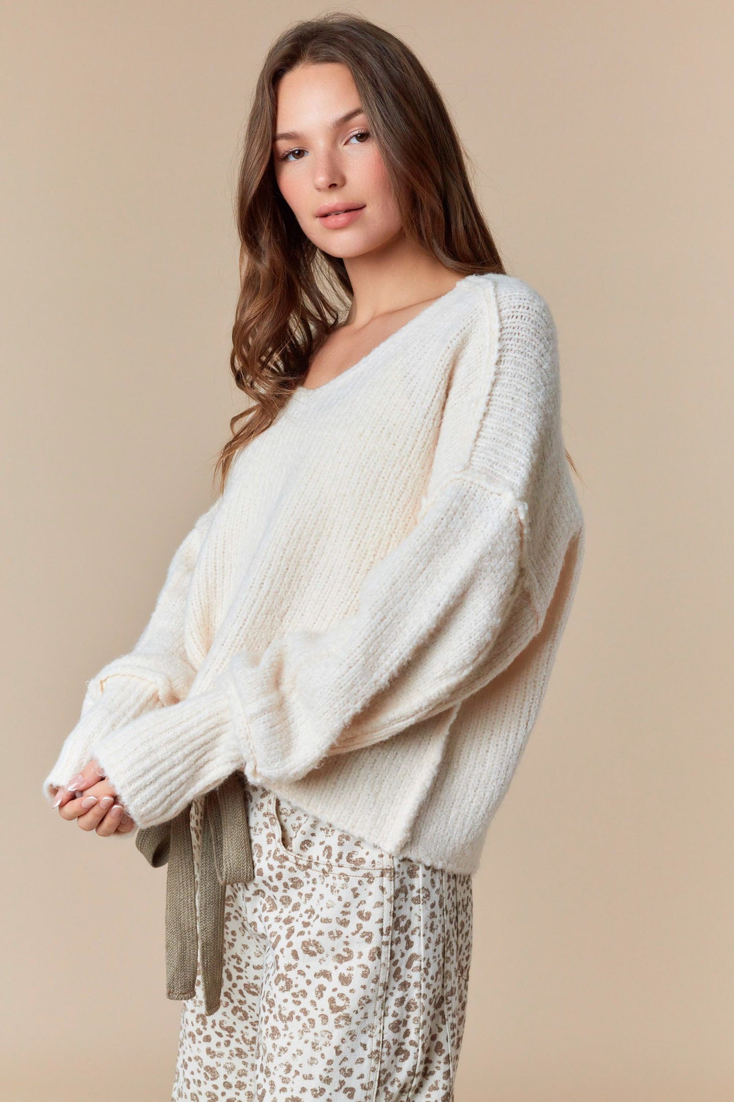 Madison Overseam Oversized Sweater