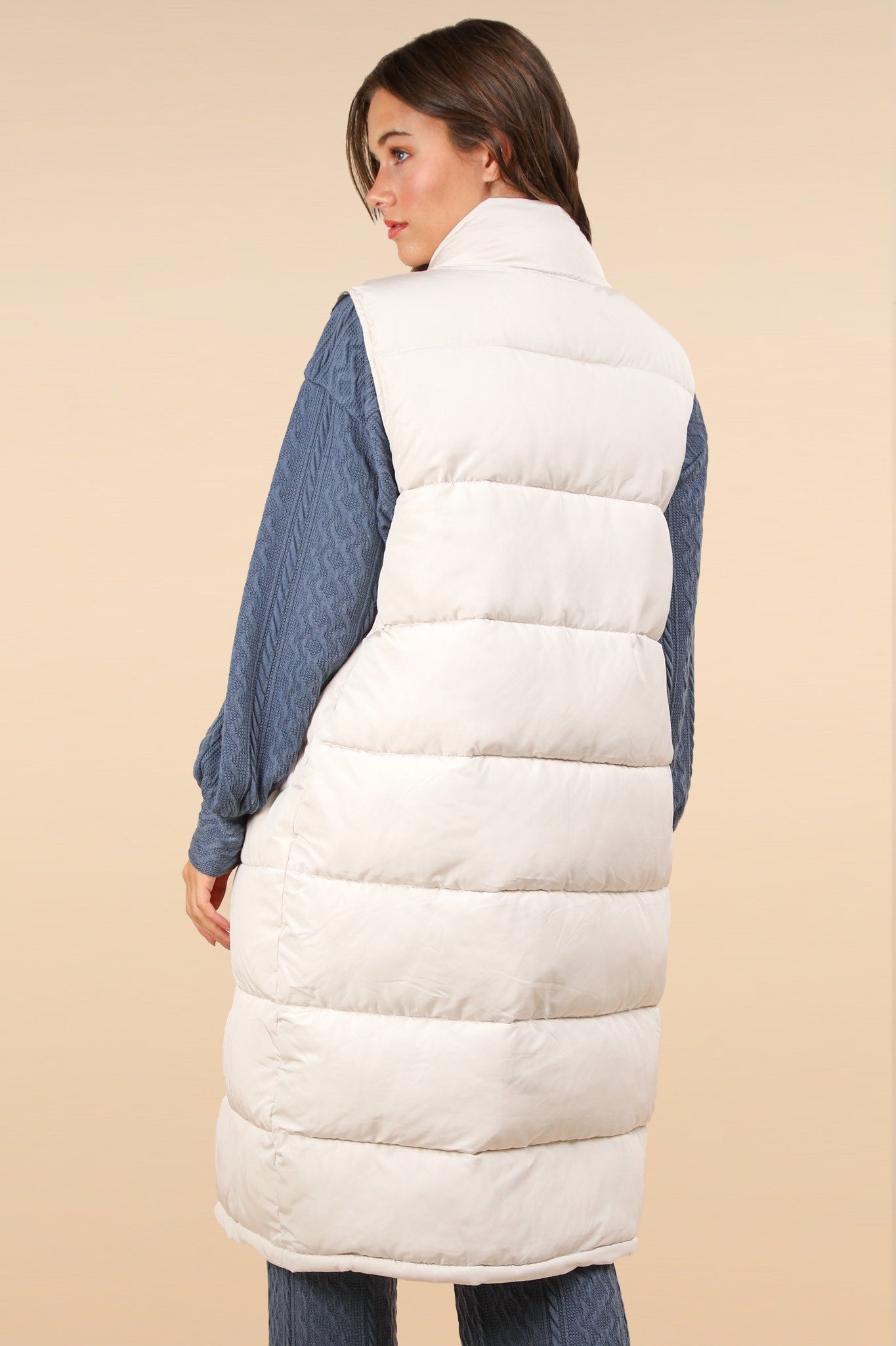 Ren Long Puff Vest