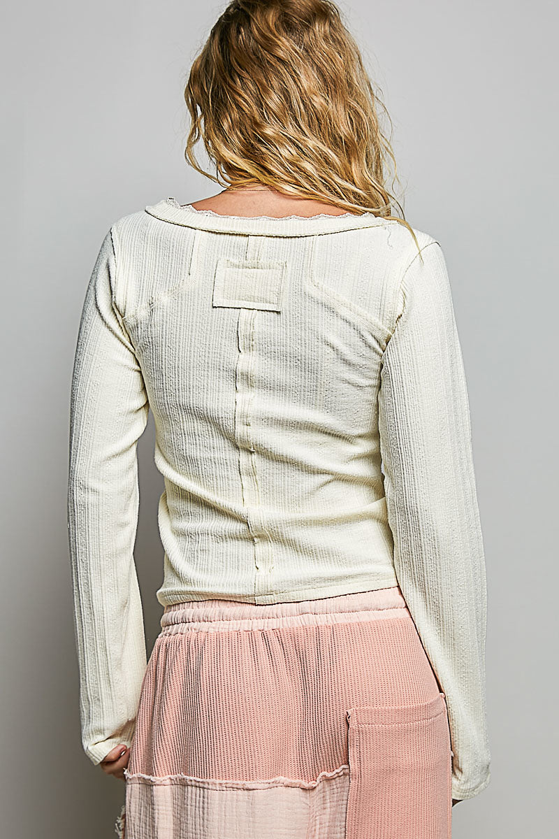 Madisson Lace Accent Top