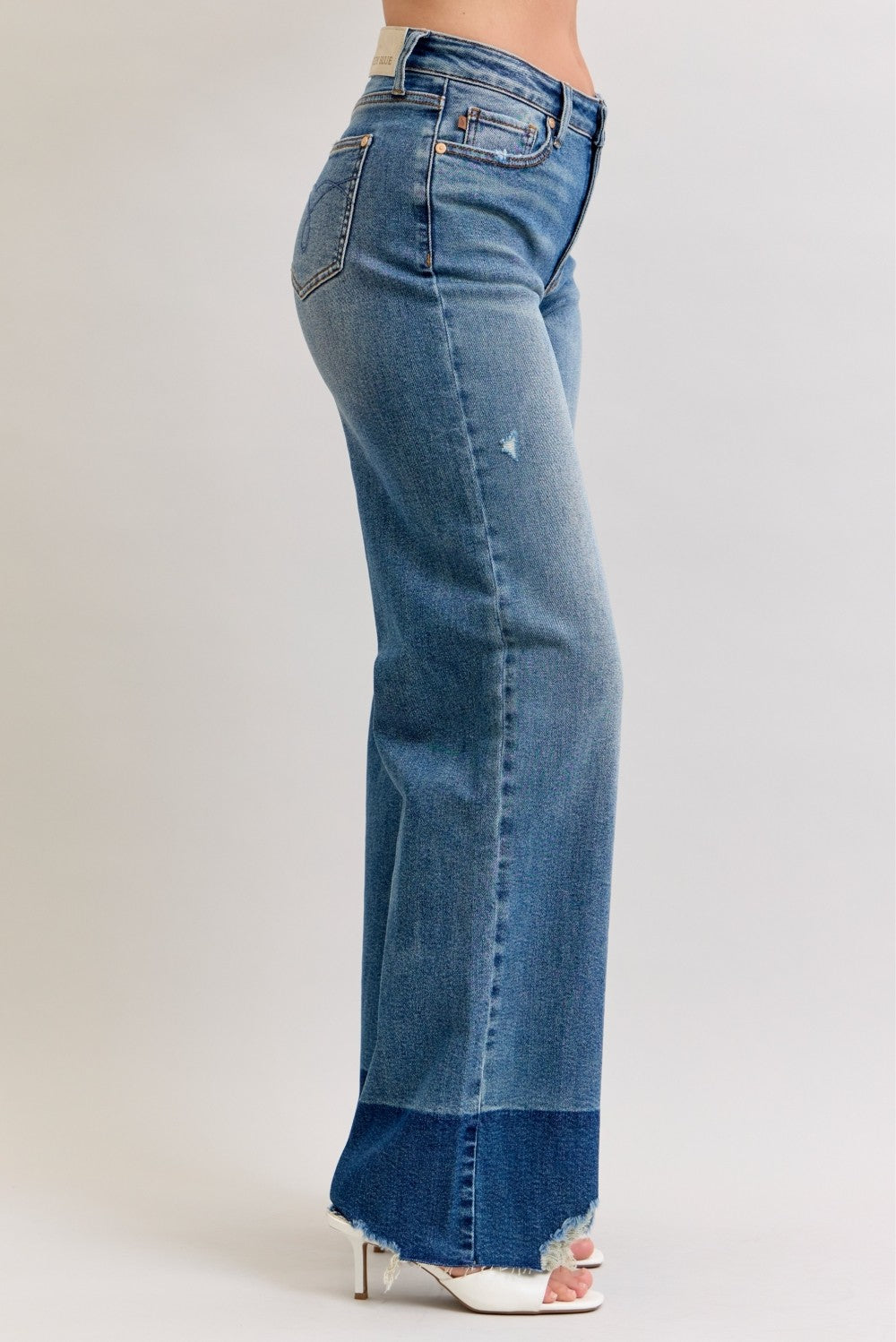 High Waist Column Straight Jean by Judy Blue