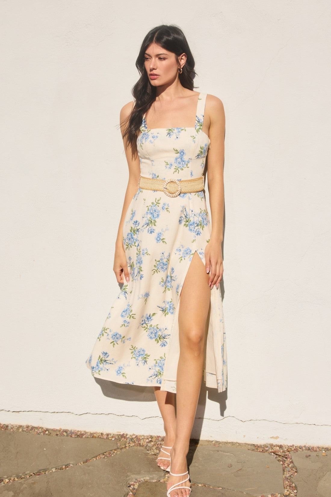 Love Galore Floral Belted Dress