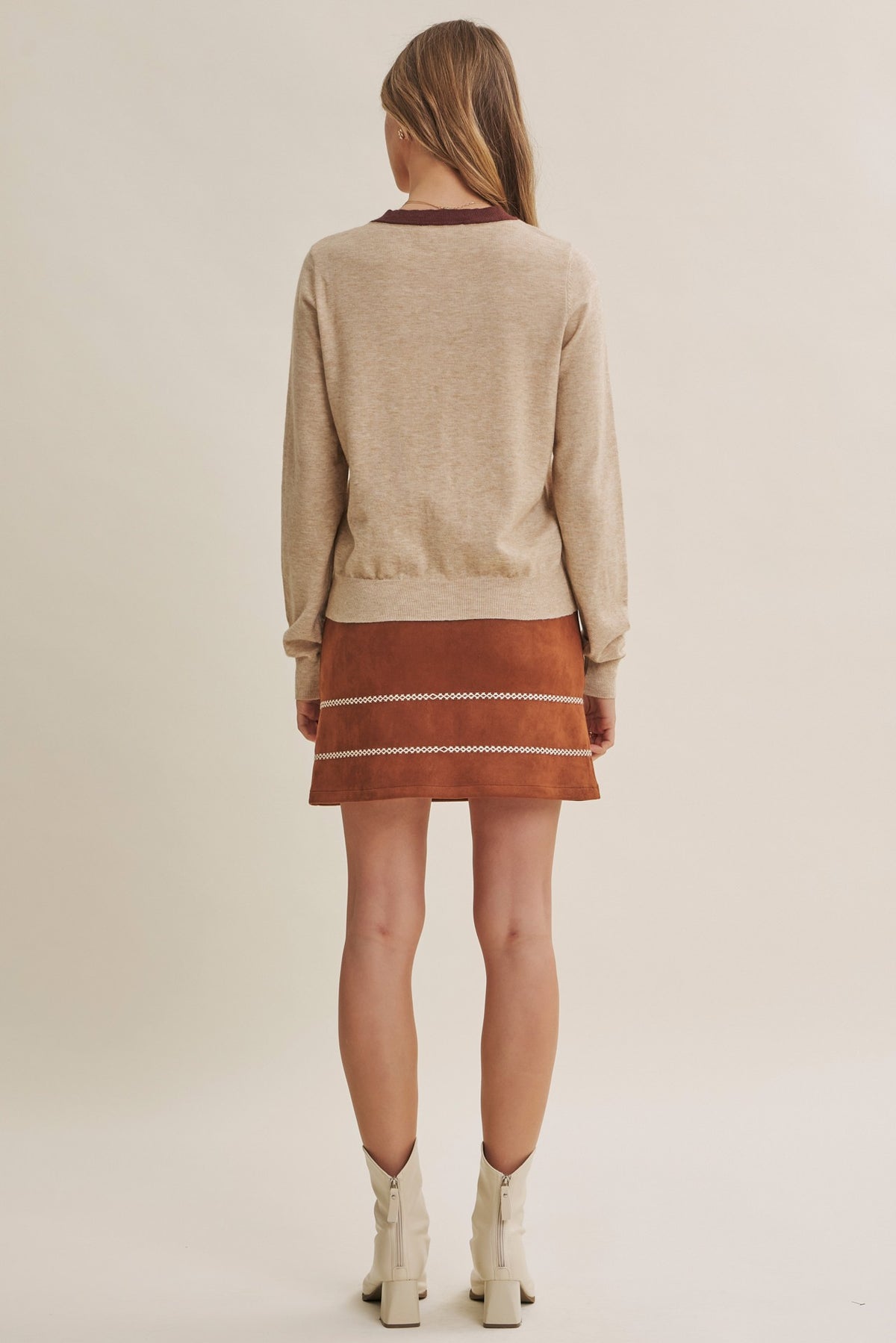Esther Contrast Cardigan