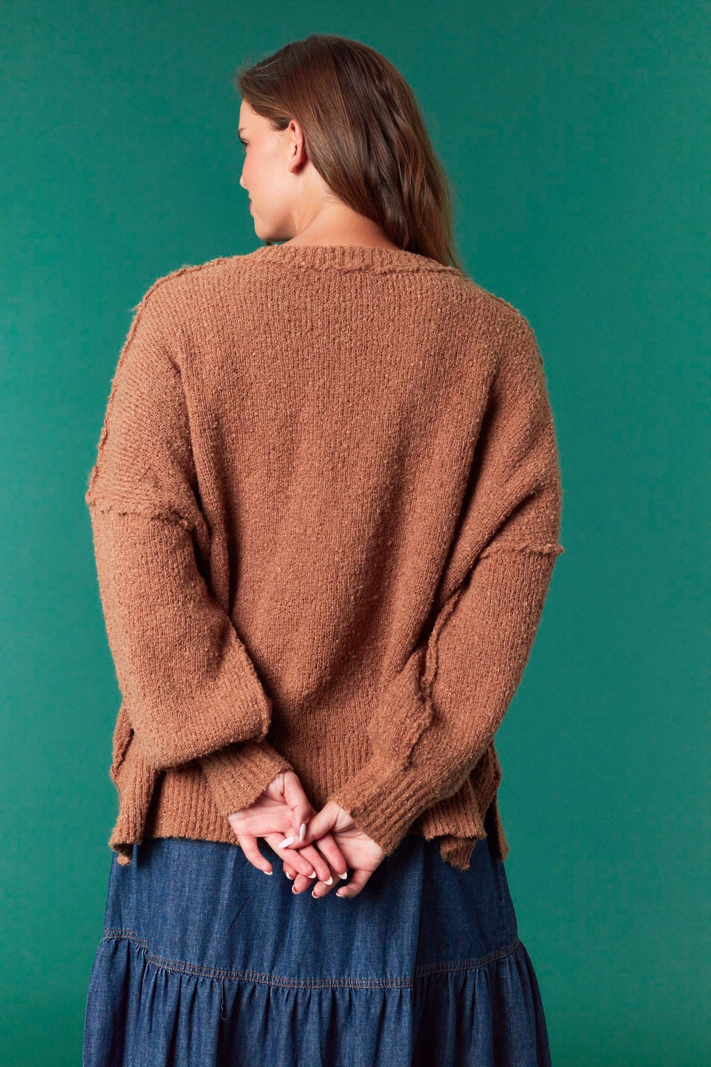 Gingerbread Oversized Sweater