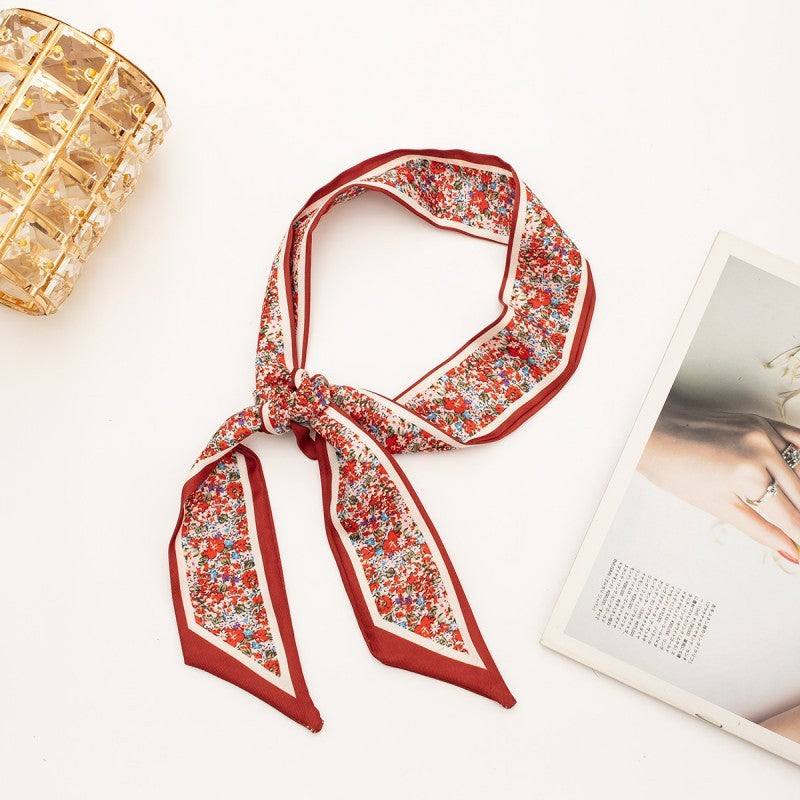 Skinny Twilly Scarf Bandana Wrap