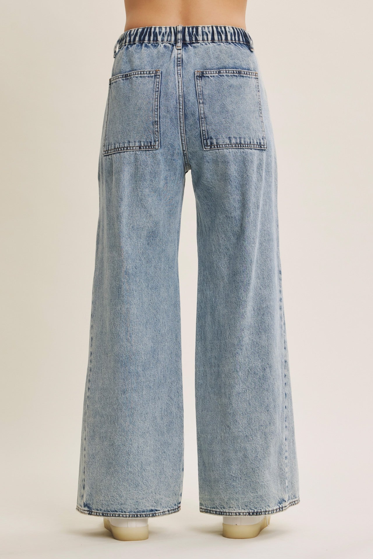 Ease Denim Wide Leg Jean
