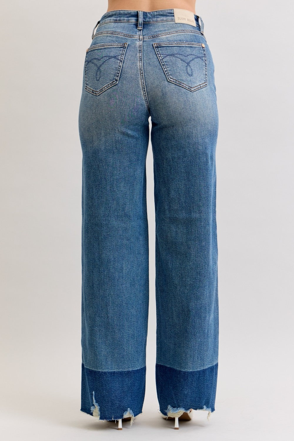 High Waist Column Straight Jean by Judy Blue