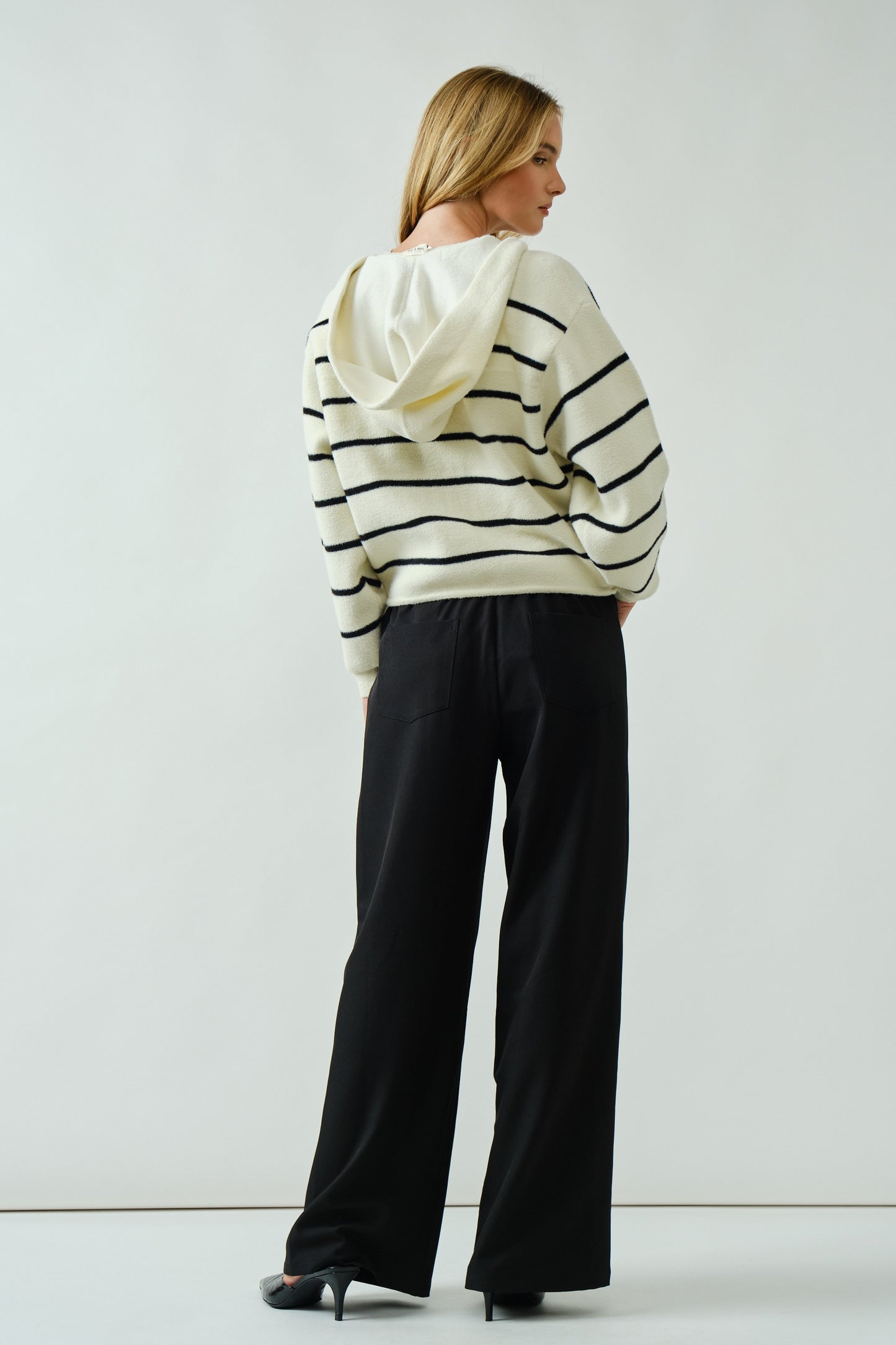 Cozy Soft Hooded Sweater Jacket