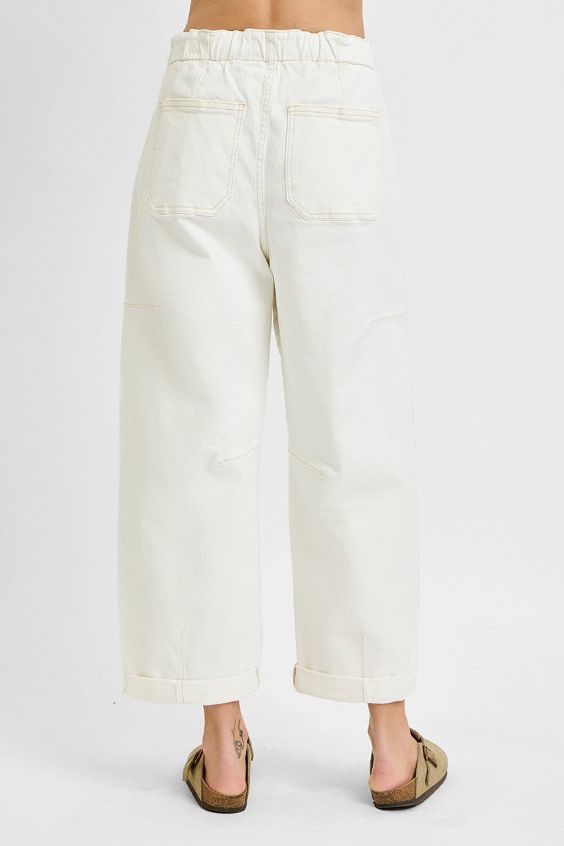 Barrel Leg Cargo Pants