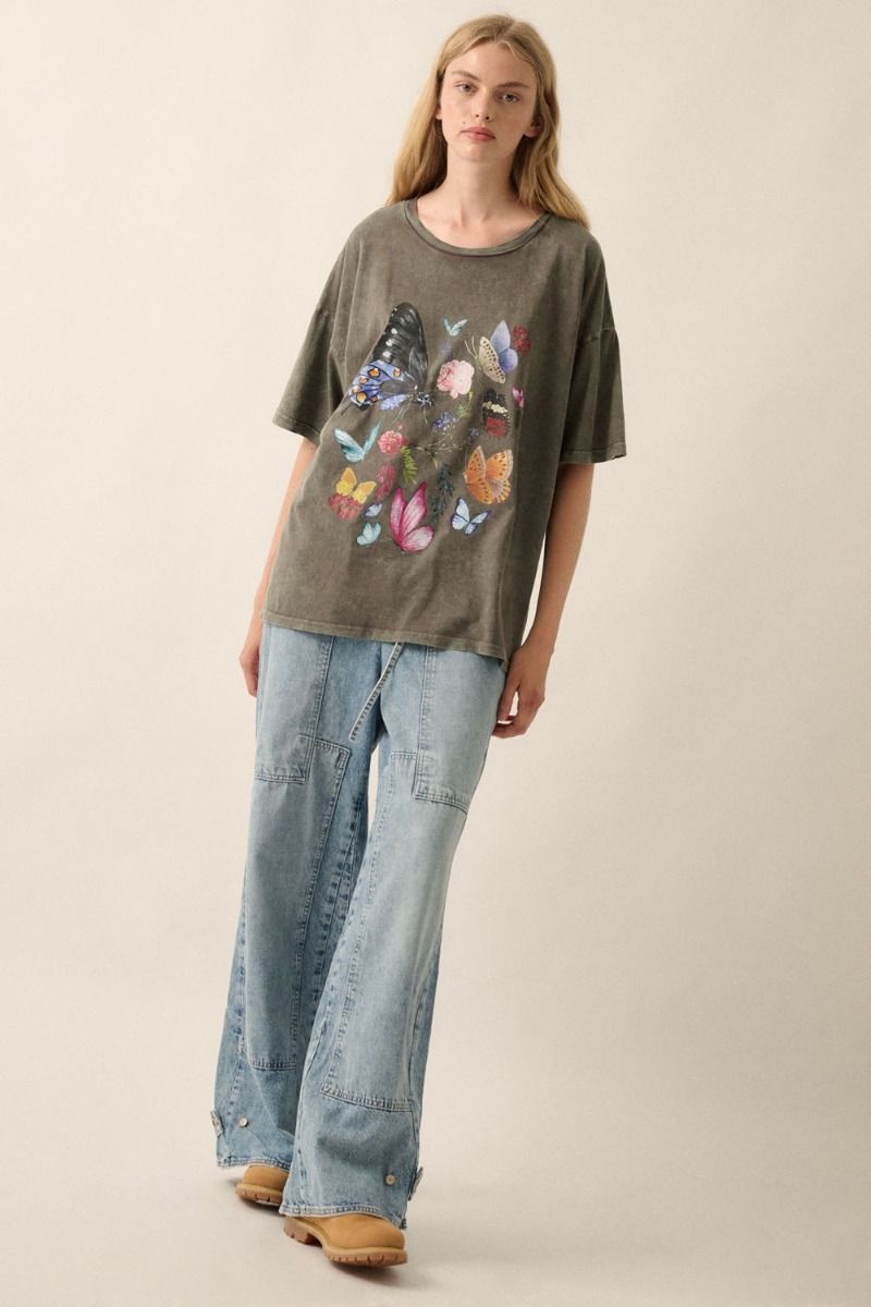 Let It Go Butterfly Graphic Tee