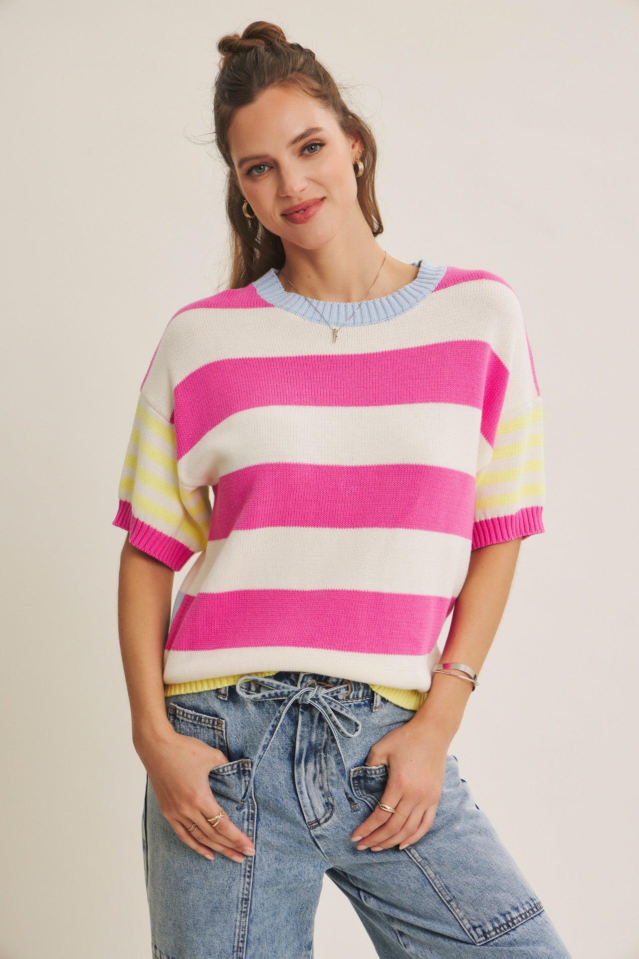 Ease Denim Wide Leg Jean