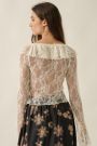Lila Lace Top