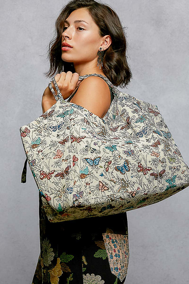 Butterfly Tapestry Tote