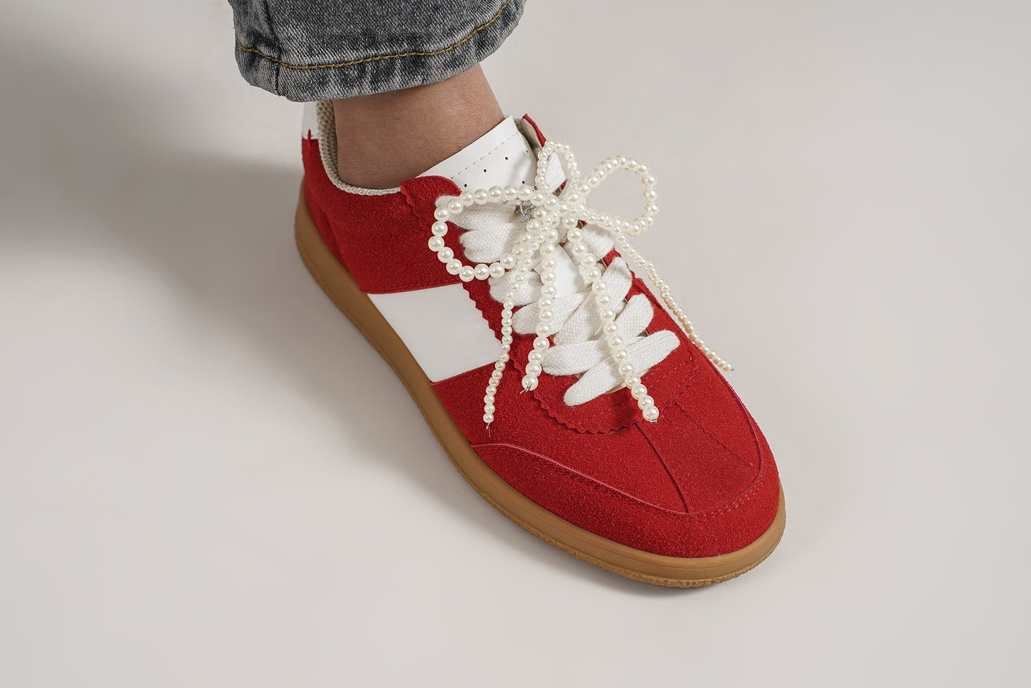 Bow Beaded Shoe Accessory