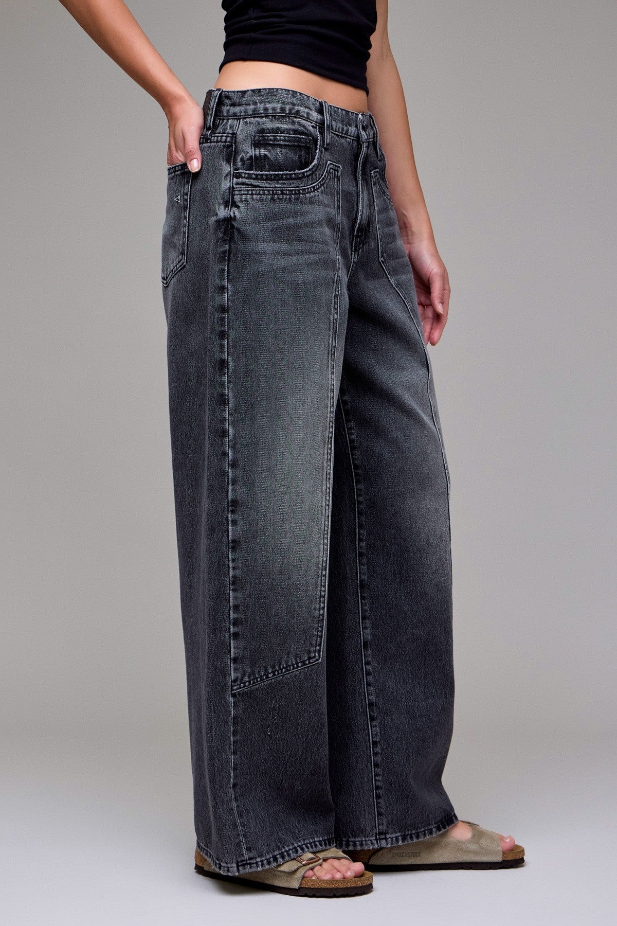 Classic Patch Baggy Jeans
