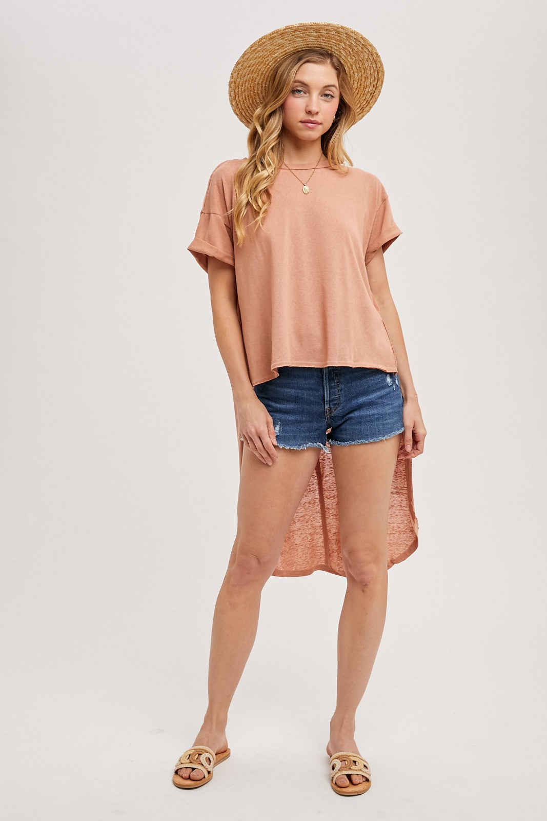 Lillian Hi-Lo Top