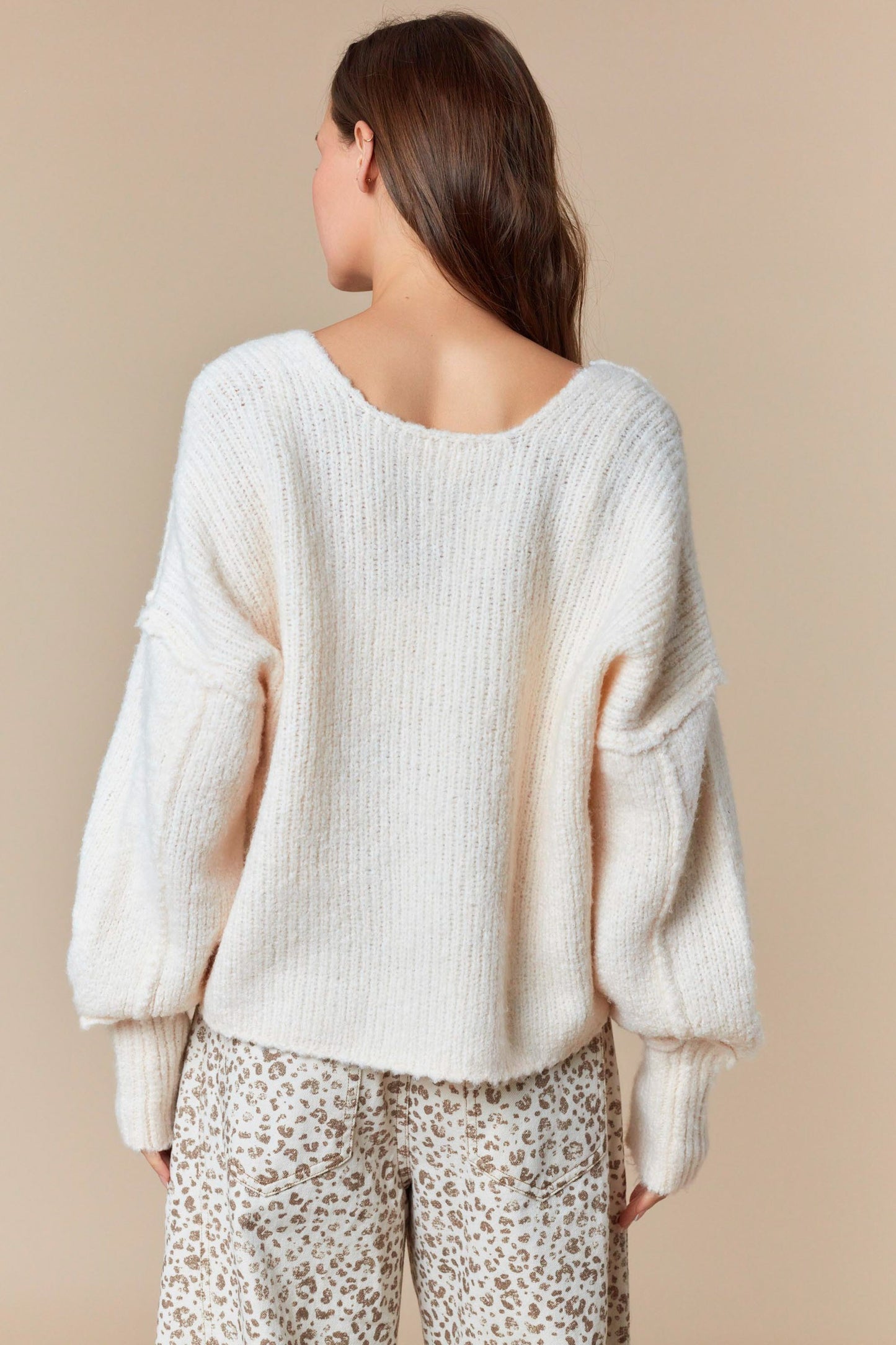 Madison Overseam Oversized Sweater