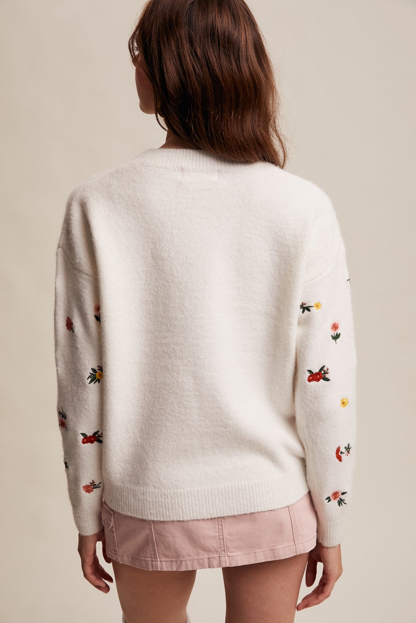 Rosalyn Soft Floral Embroidered Sweater
