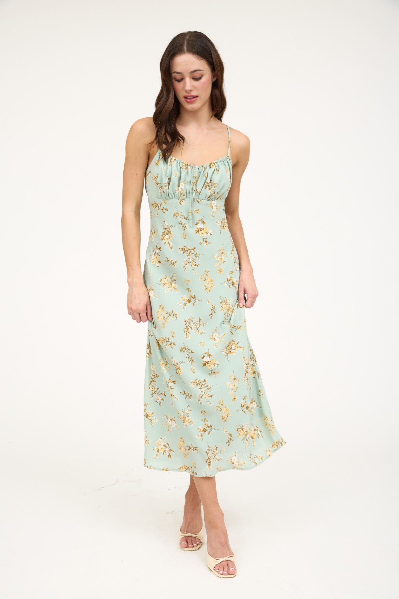 Rosalina Floral Midi Dress