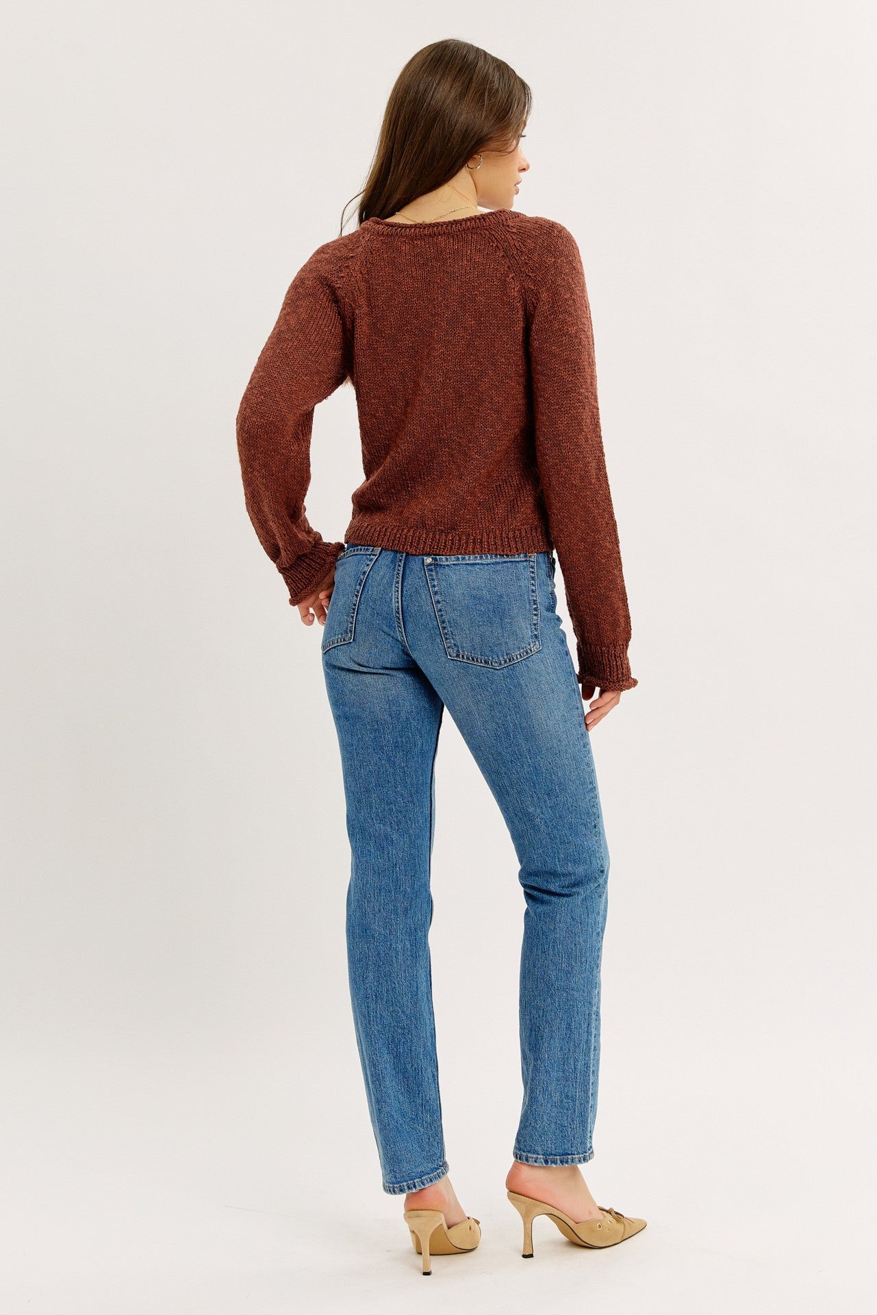 Slightly Slouchy Textured Cardigan