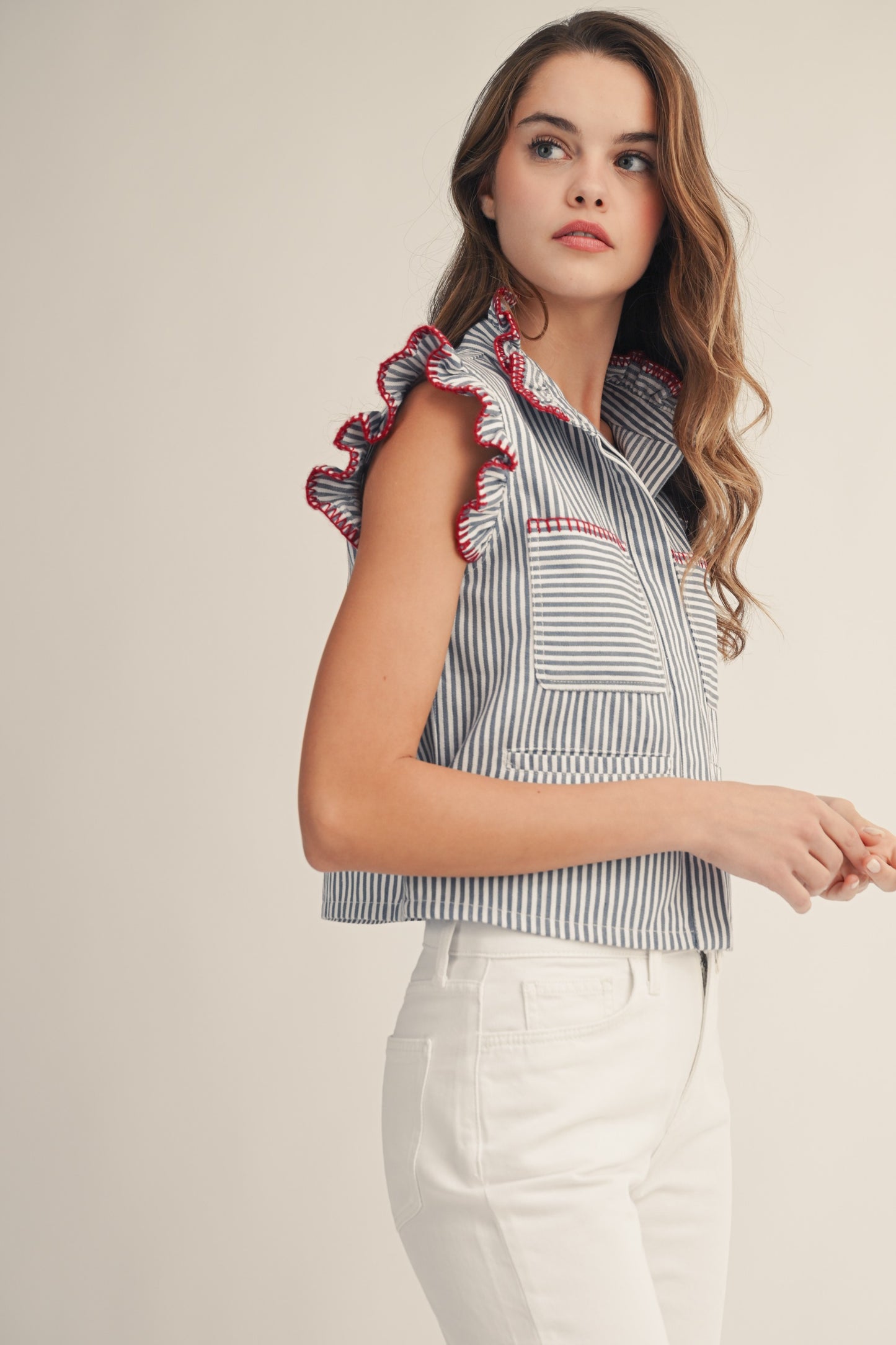 Journee High Neck Top