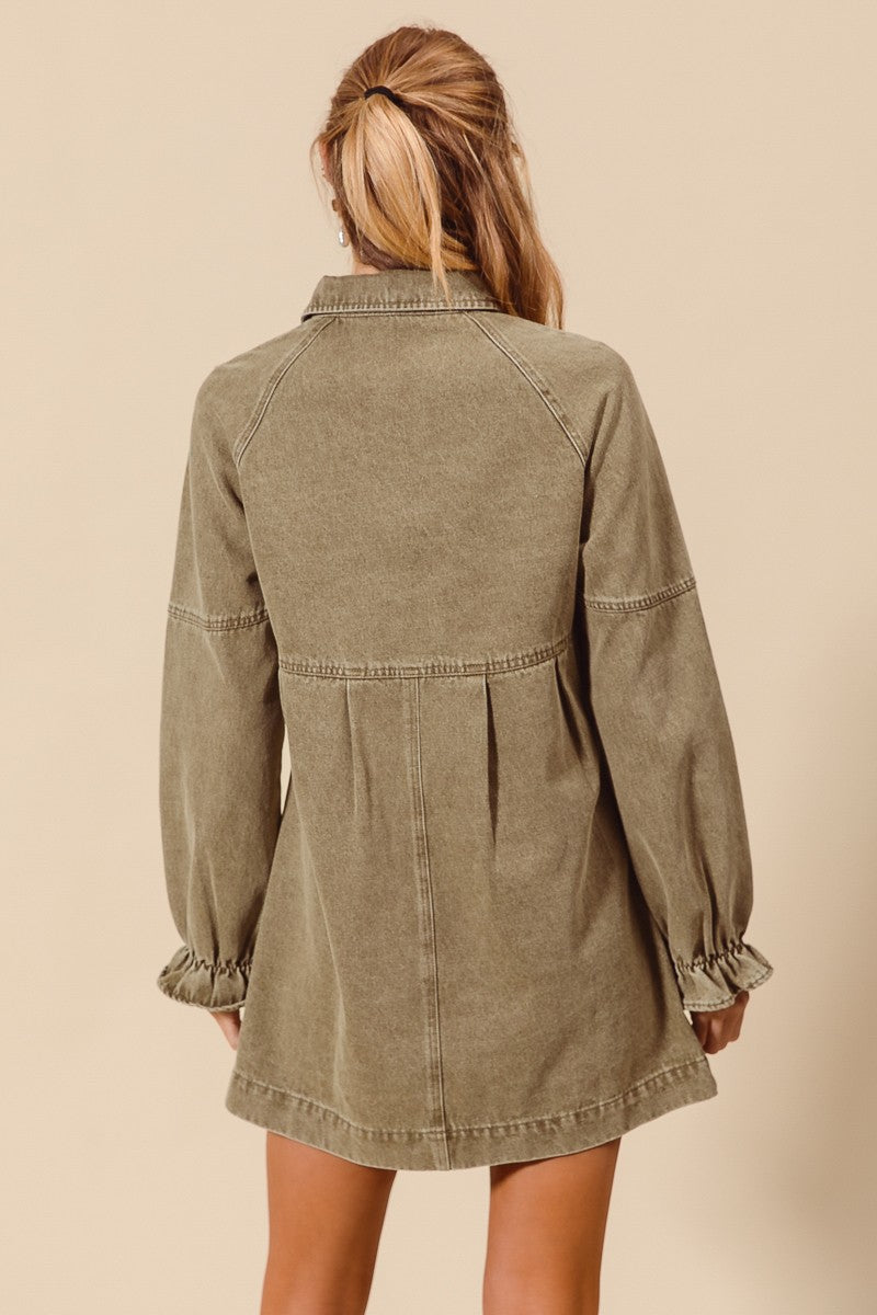Betina Colored Denim Dress