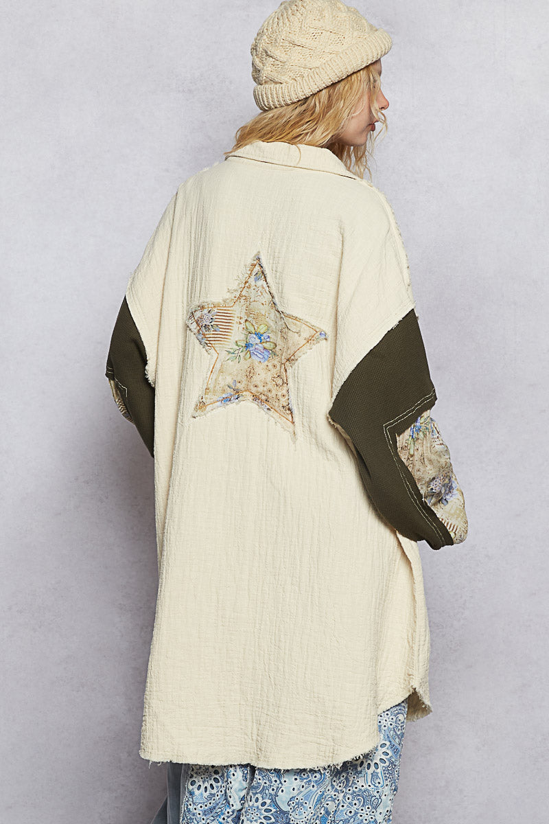 In The 60's Oversized Button Down