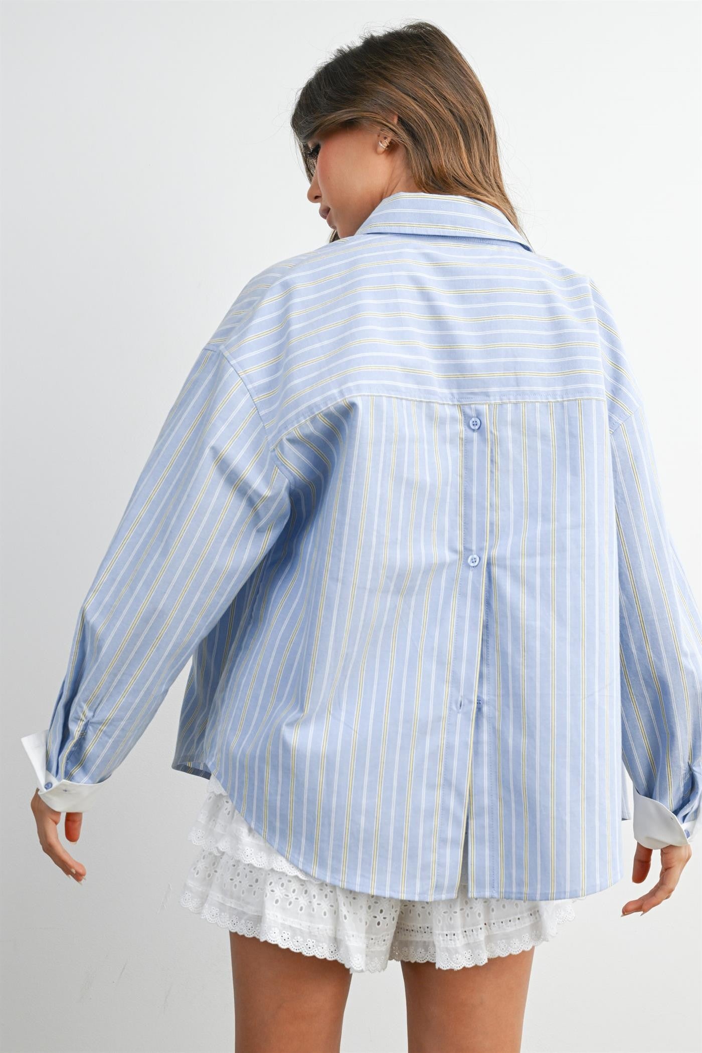 Connie Striped Button Up