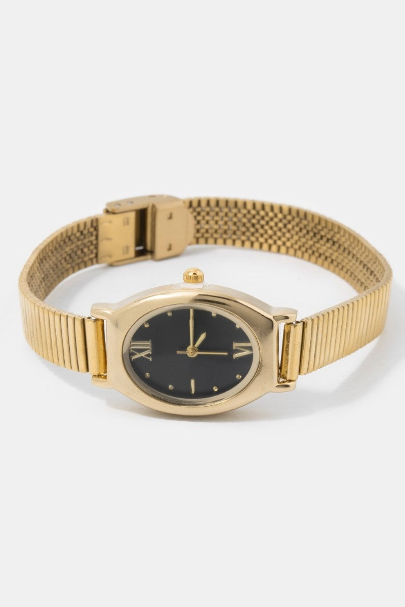 Snake Band Oval Style Watch