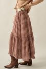 Everleigh Plaid Maxi Skirt