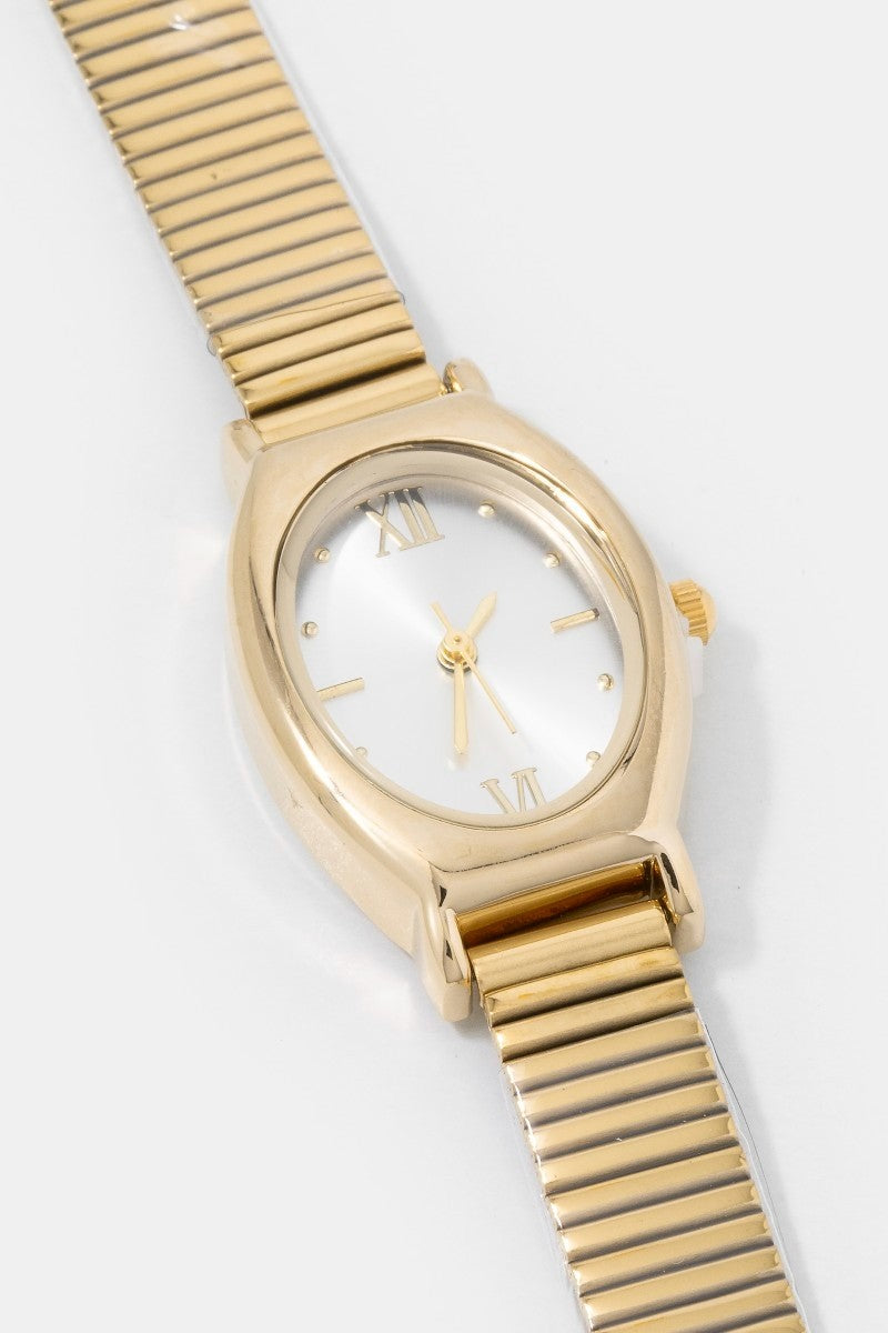 Snake Band Oval Style Watch