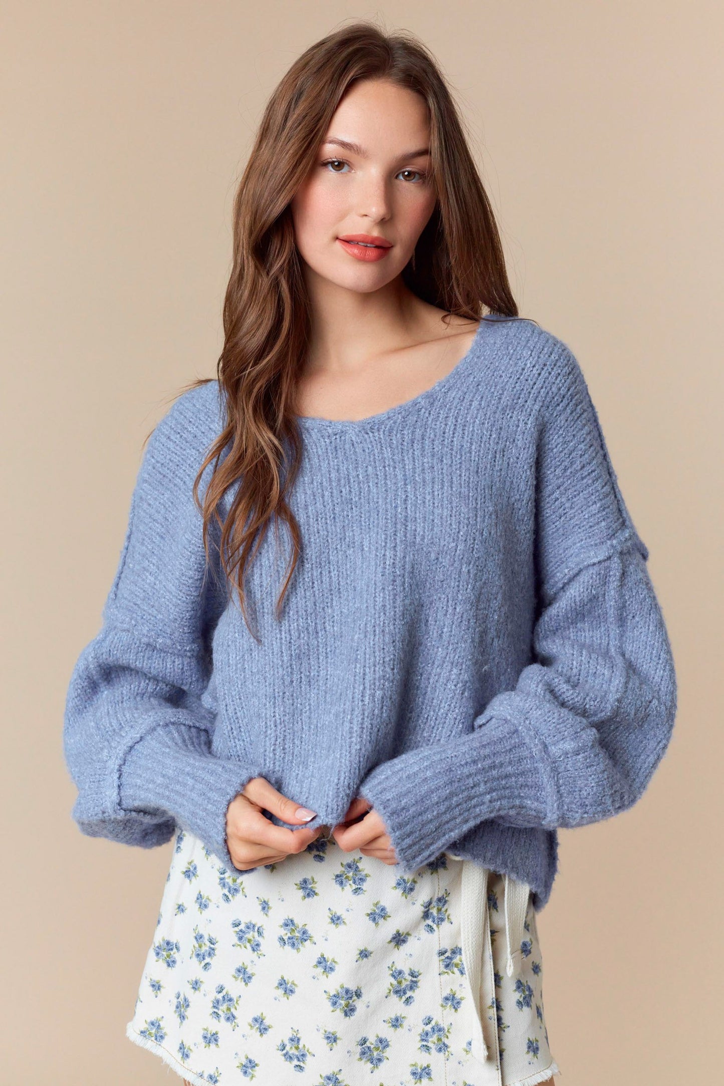 Madison Overseam Oversized Sweater