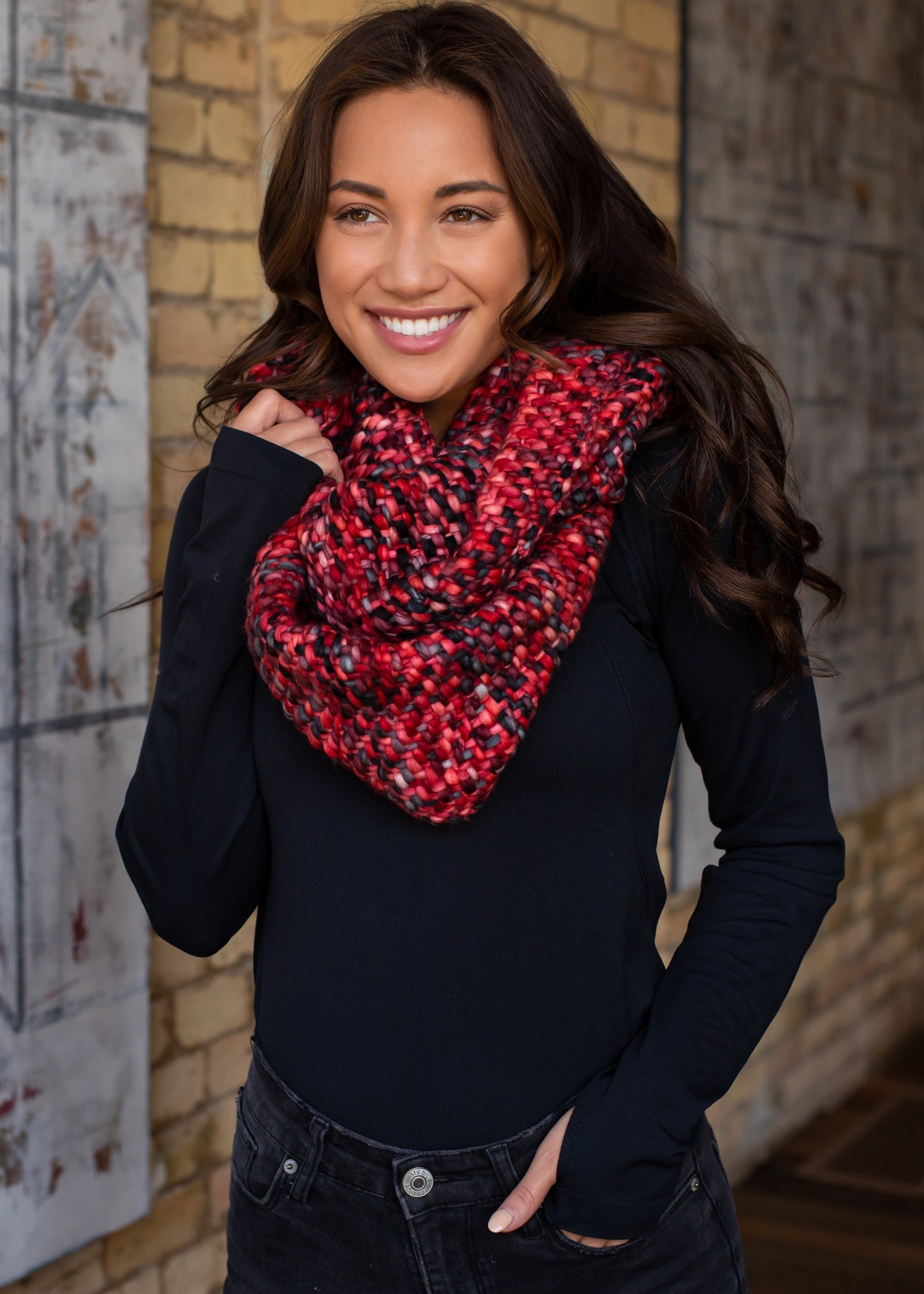 Woven Loom Infinity Scarf