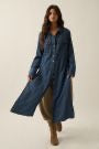 Tencel Denim Maxi Shirt