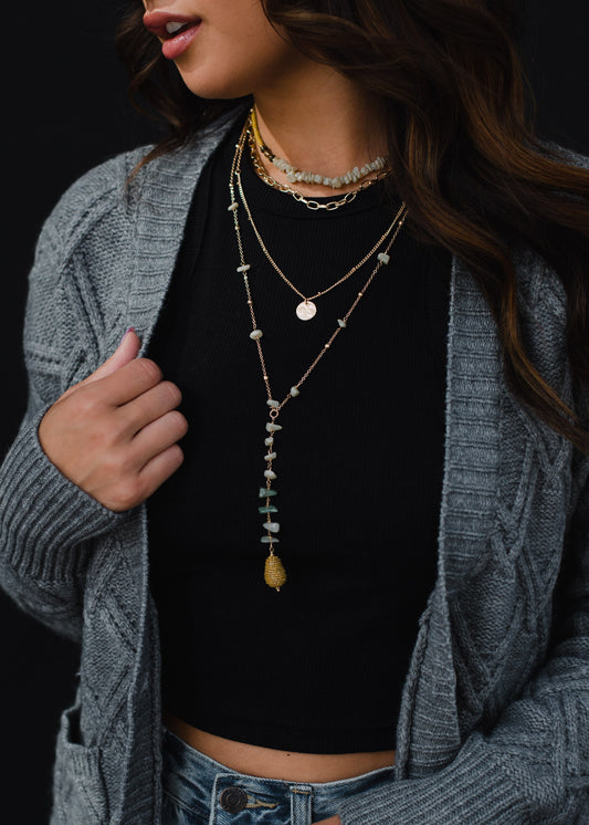 Beaded Multi-Layer Necklace
