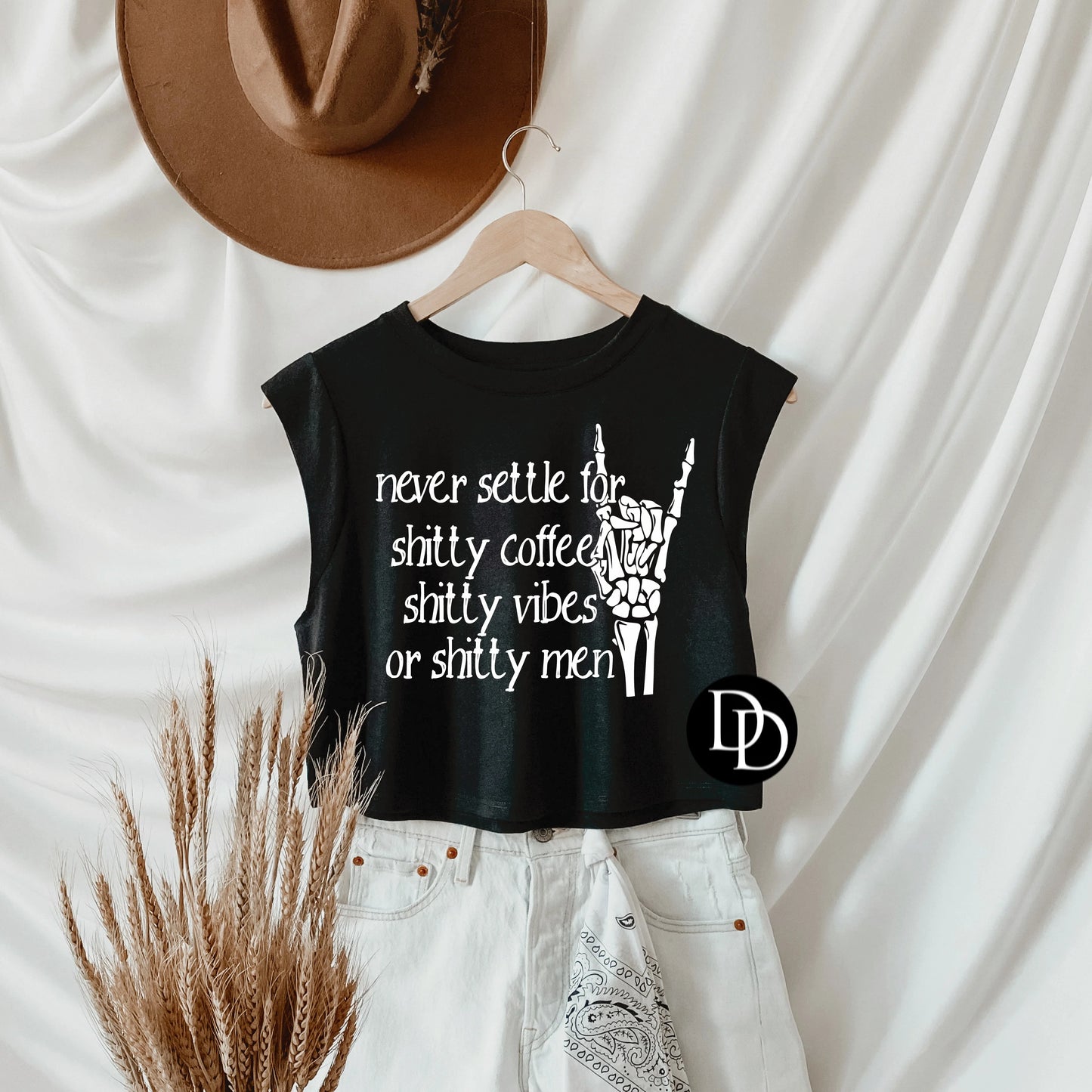 'Never Settle' Graphic