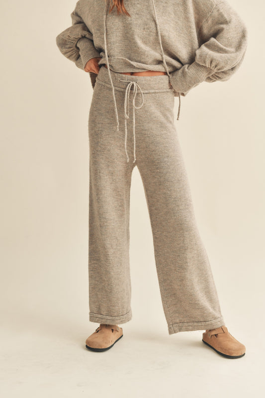 Wynter Two Toned Ribbed Waist Sweater Pants