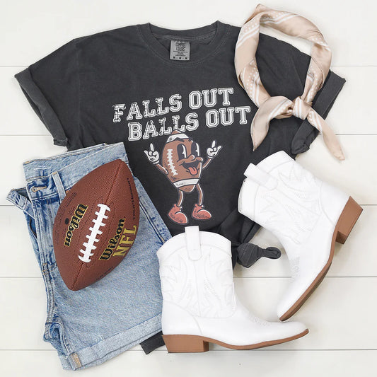 Falls Out Balls Out Graphic T Shirt