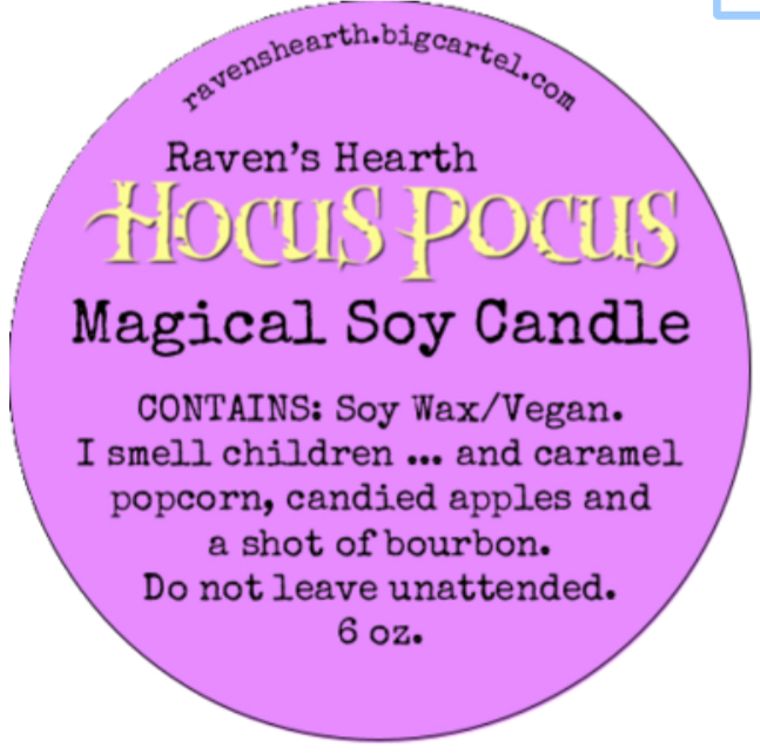 Hocus Pocus Candle
