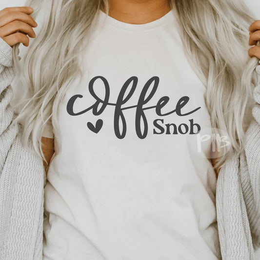 'Coffee Snob' Graphic