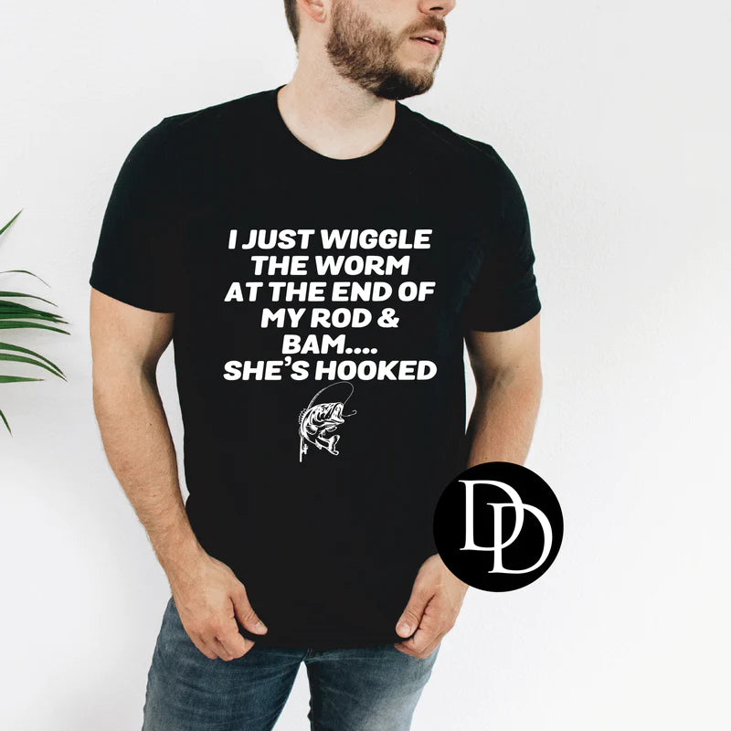 'Bam, She's Hooked' Graphic
