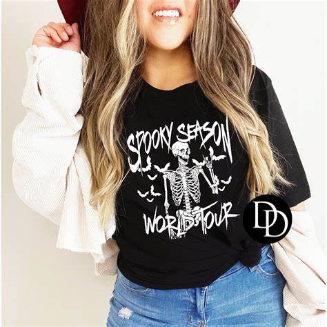 'Spooky Season World Tour' Front & Back Graphic